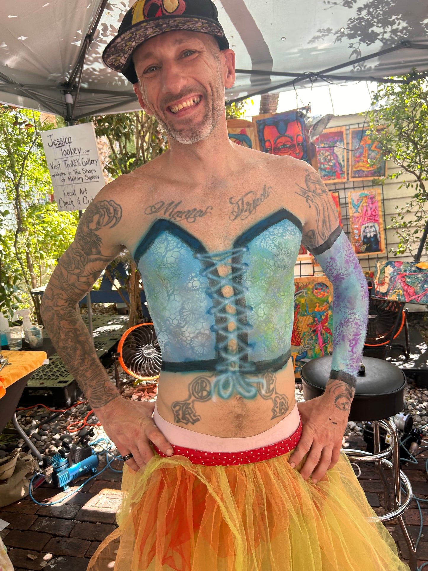 Fantasy Fest Body Painting Appointment Deposit